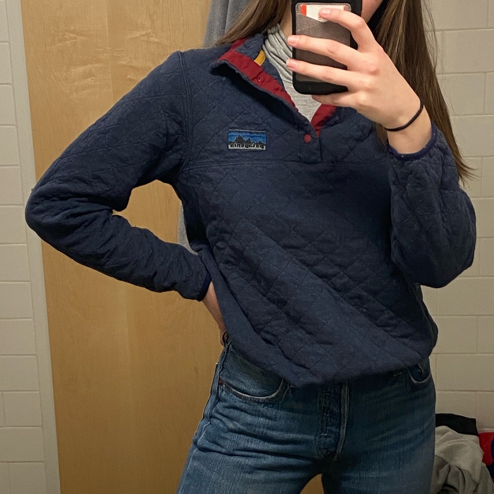 Quilted Patagonia pullover